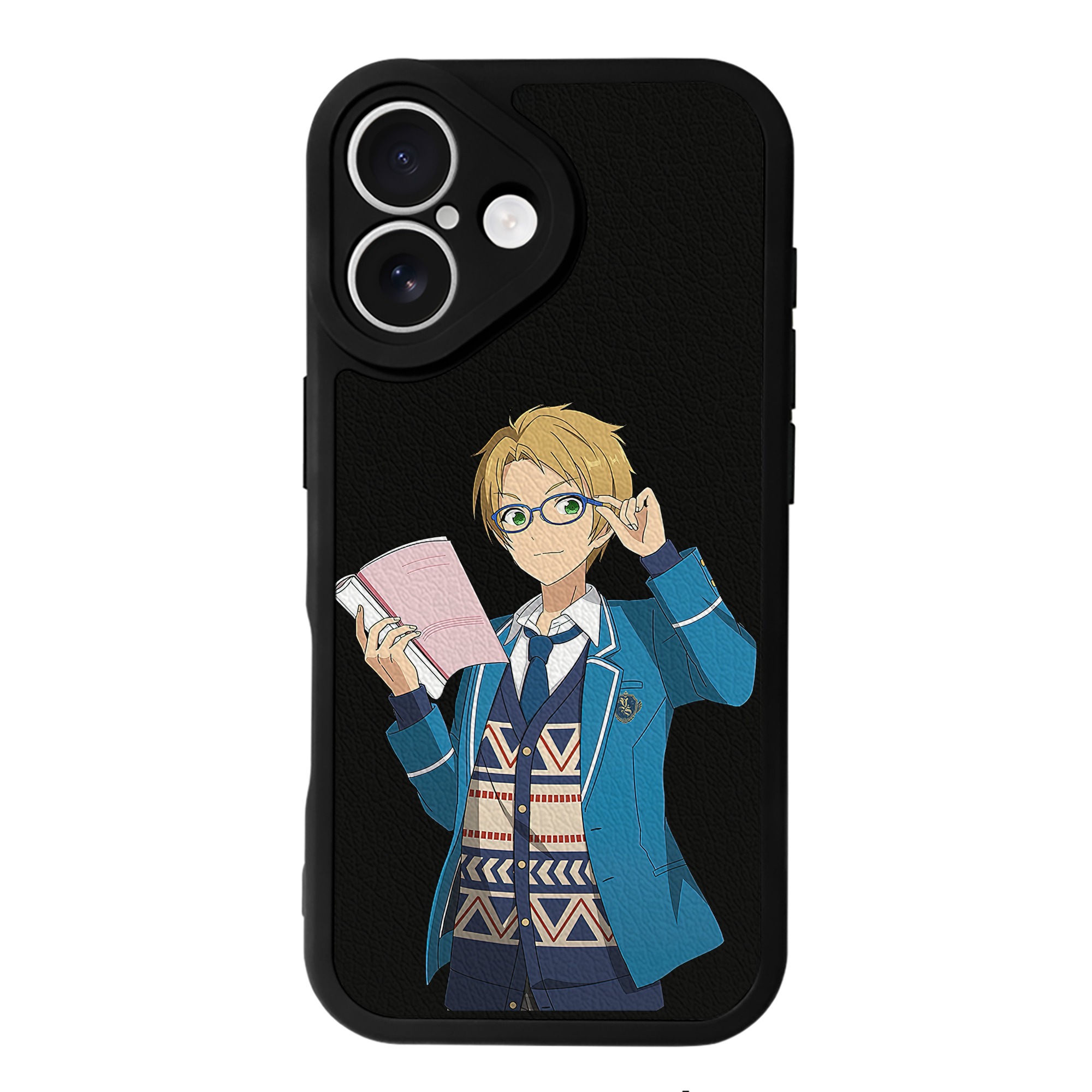 （画像用） あんさんぶるスターズ! Ensemble Stars 【iPhone 16シリーズ対応】シリコンスマホケース（レザー調） 材質：シリコン